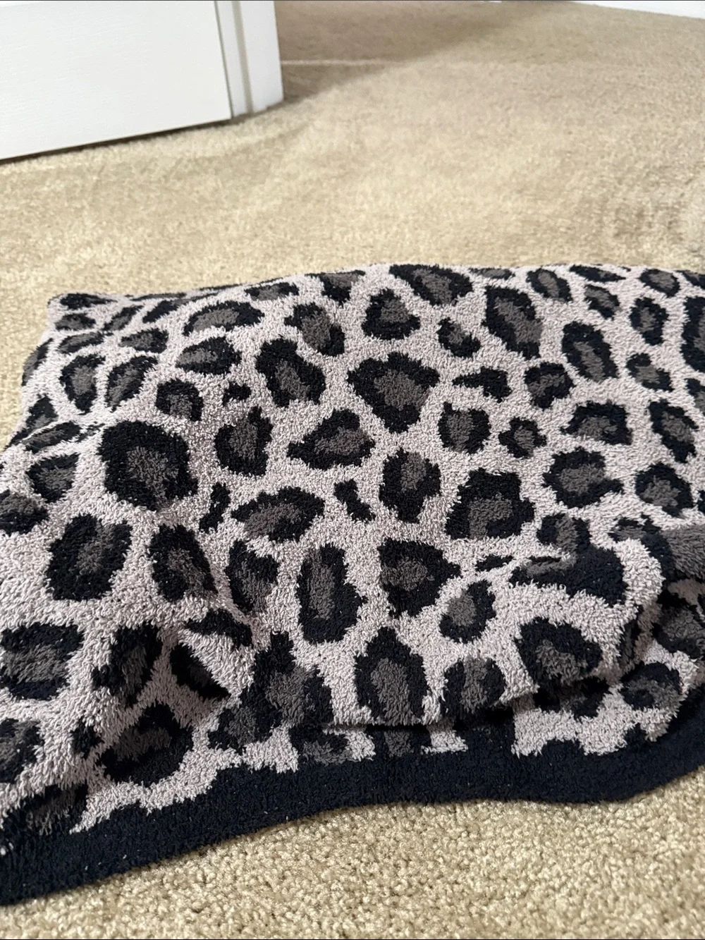 Barefoot Dreams CozyChic Plush Gray Throw Blanket